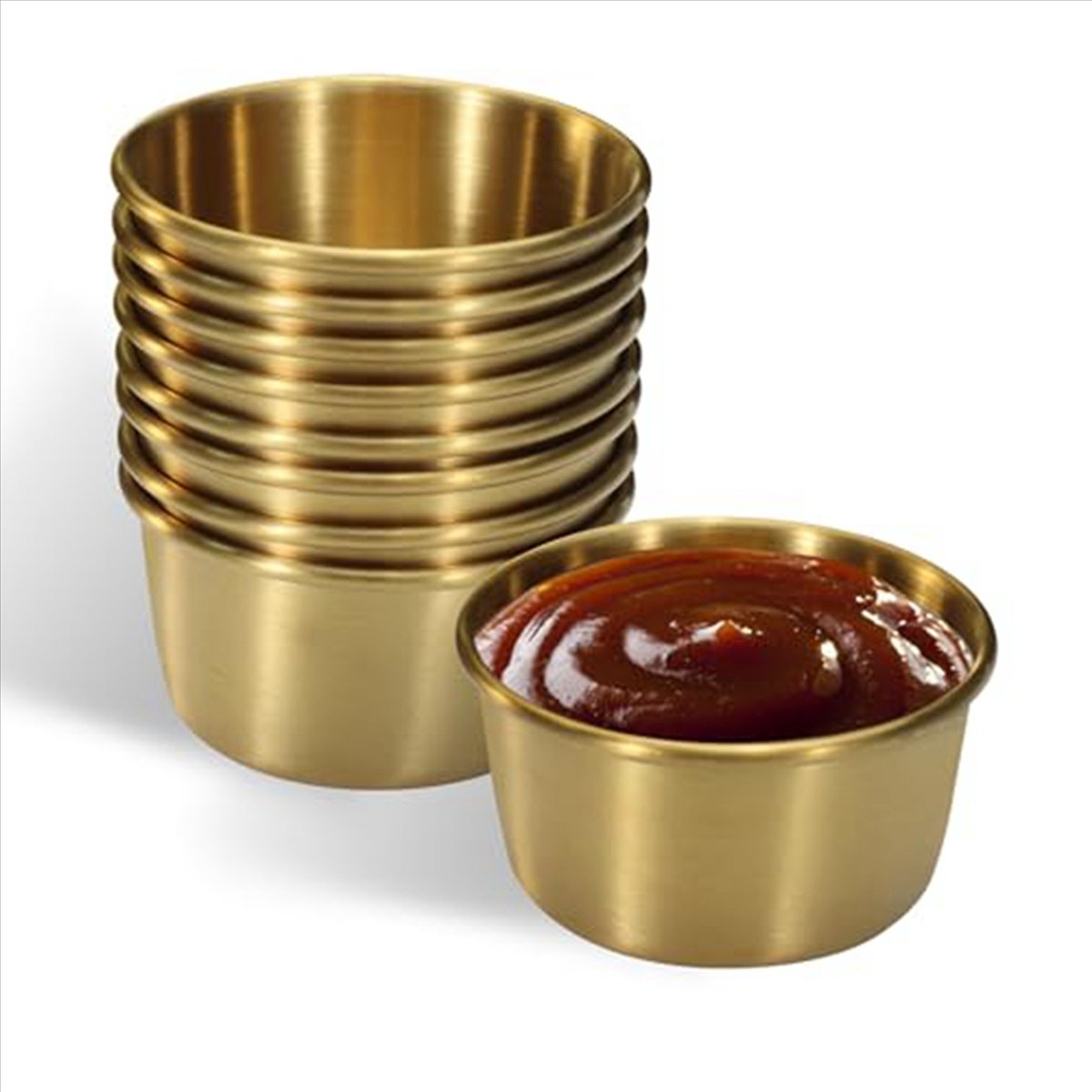 ABMI-12Pcs 2 Oz Stainless Stee - Sauce Dipping Cup review and price