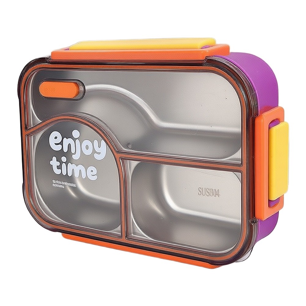 650ml 3 Compartment Leakproof  - Meal Prep Yellow review and price