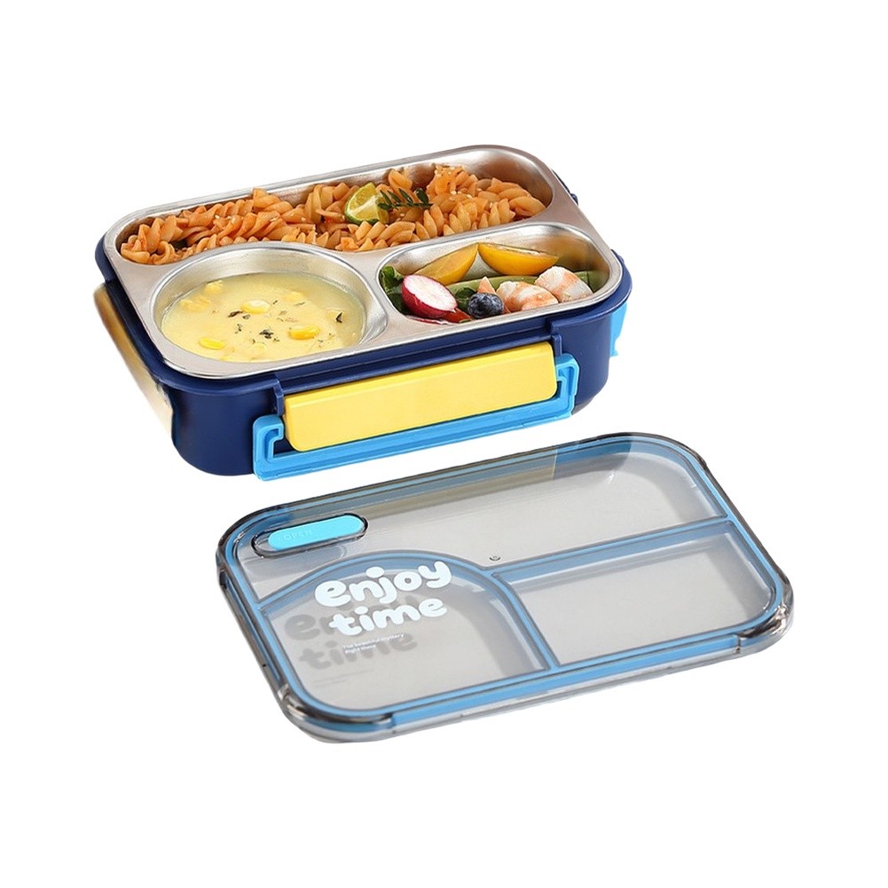 650ml 3 Compartment Leakproof  - Meal Prep Yellow review and price