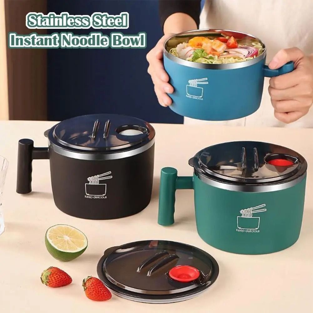 Portable Stainless Steel Ramen - Meal Prep Soup review and price