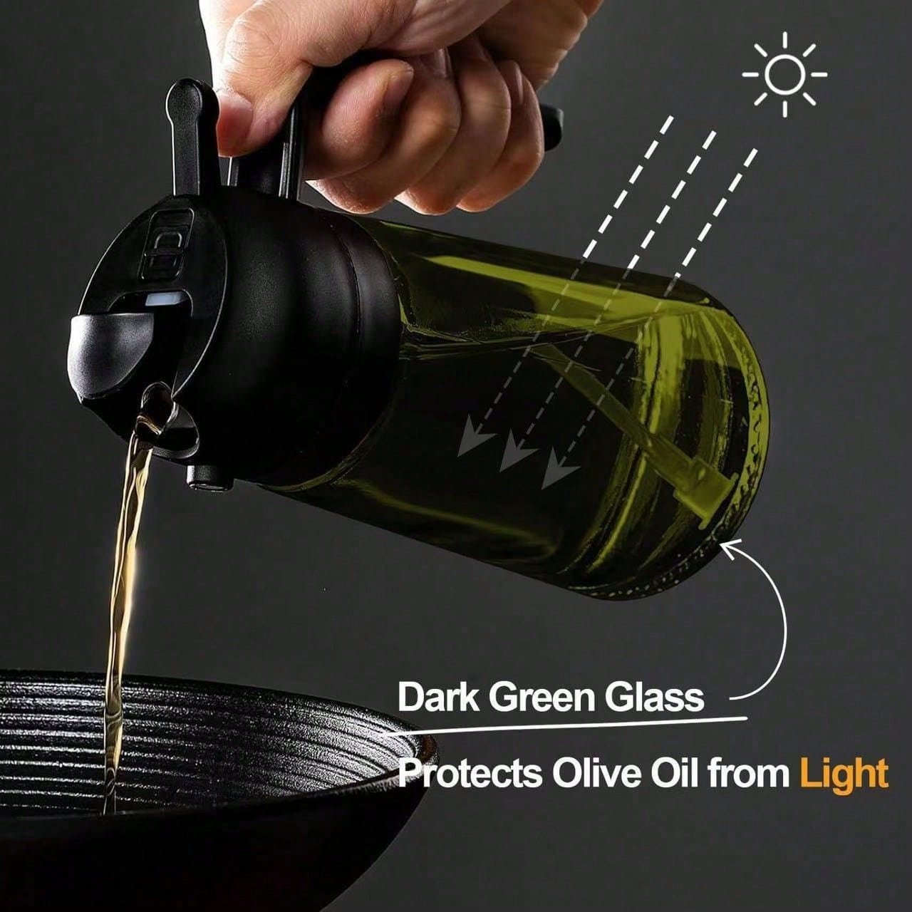 High Grade Olive Oil Dispenser - Herb Keeper Bottle review and price