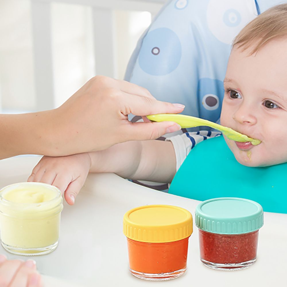 6pcs Glass Baby Food Jar Reusa - Sauce Dipping Cup review and price