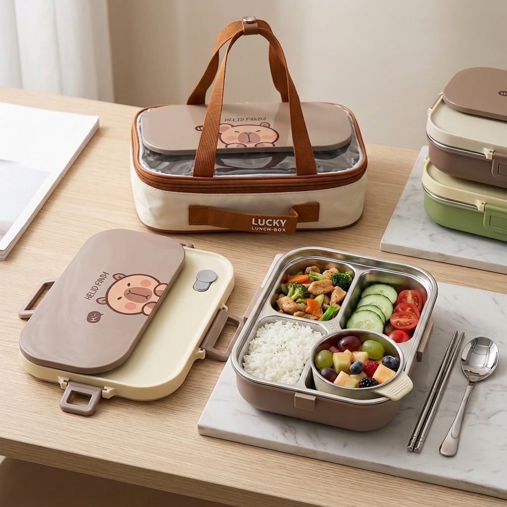 304 Stainless Steel Bento Lunc - Meal Prep Soup review and price