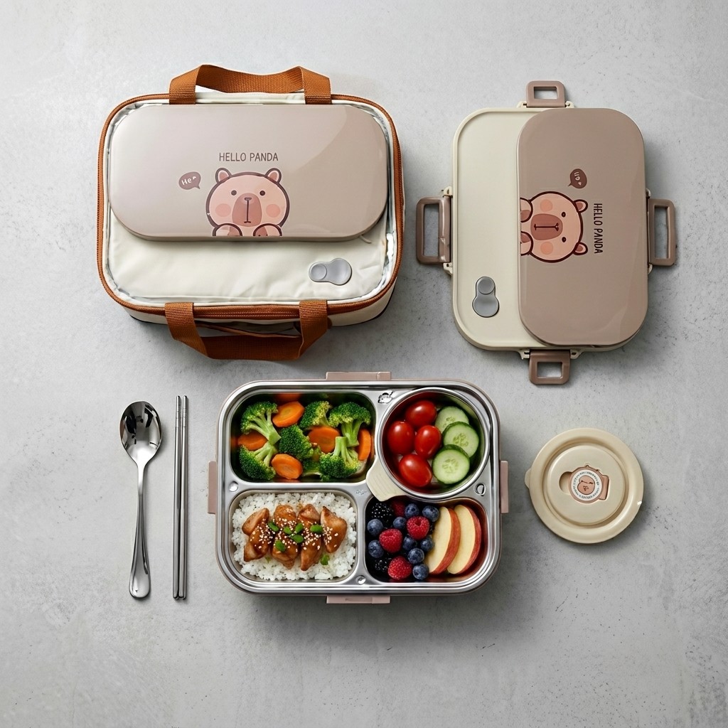 304 Stainless Steel Bento Lunc - Meal Prep Soup review and price