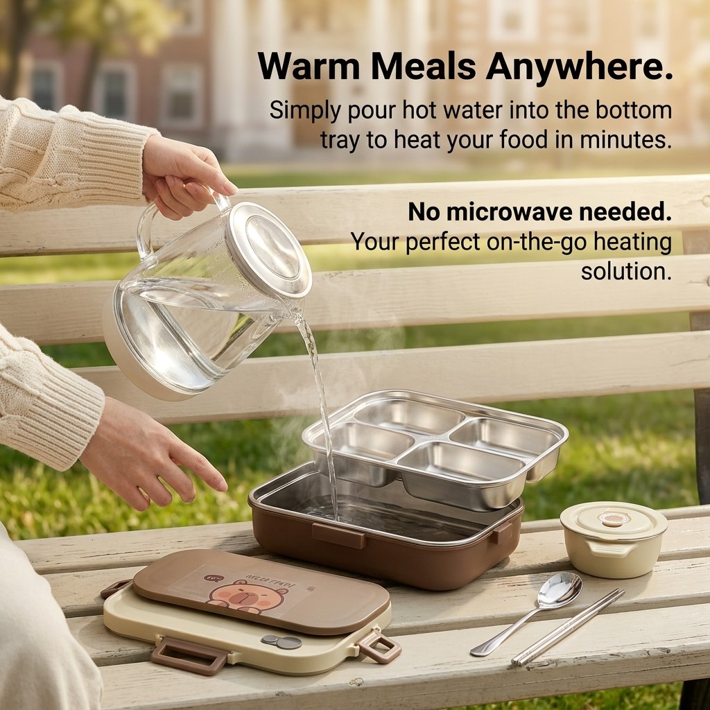 304 Stainless Steel Bento Lunc - Meal Prep Soup review and price