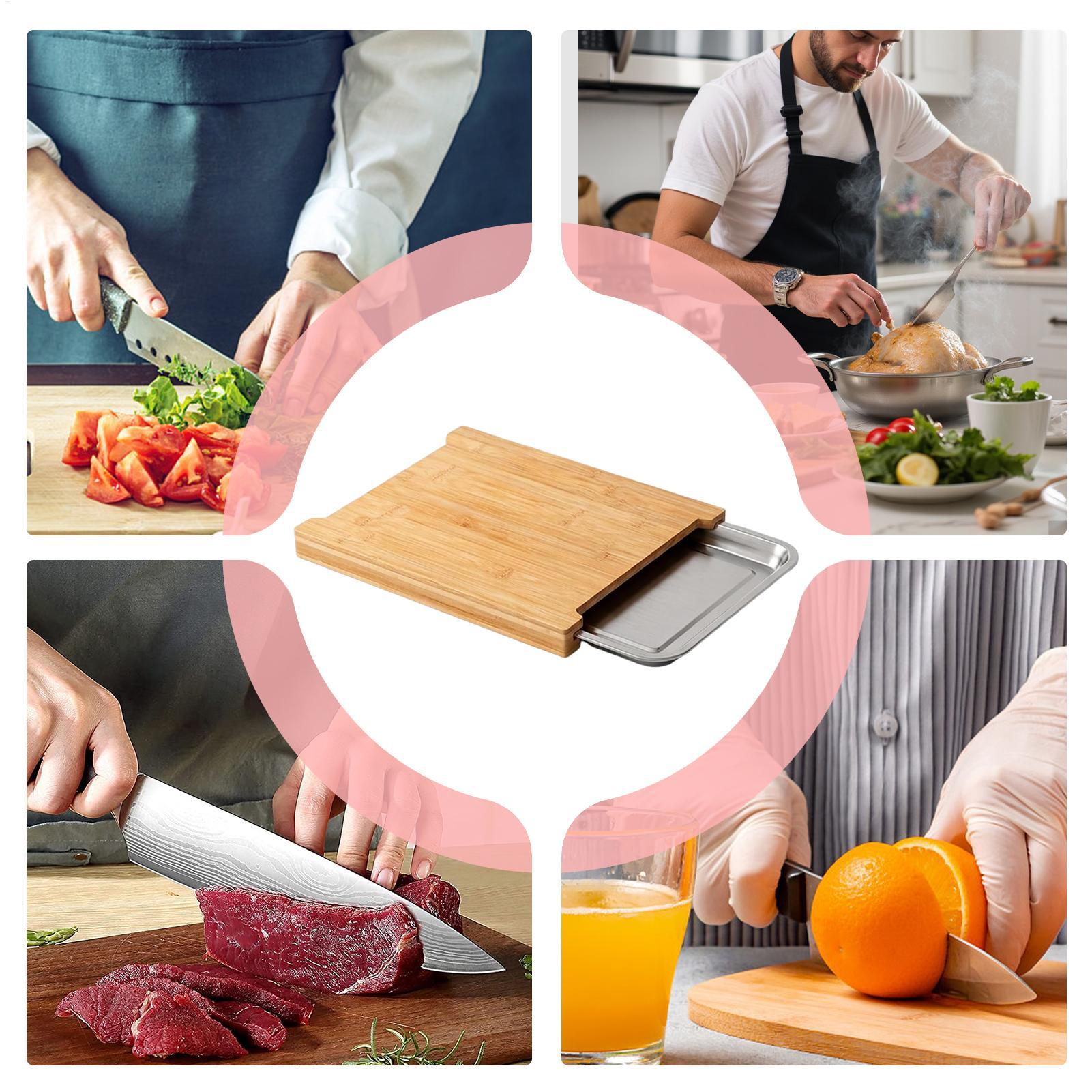 Wooden Cutting Board Non-Slip  - Meal Prep Usa review and price