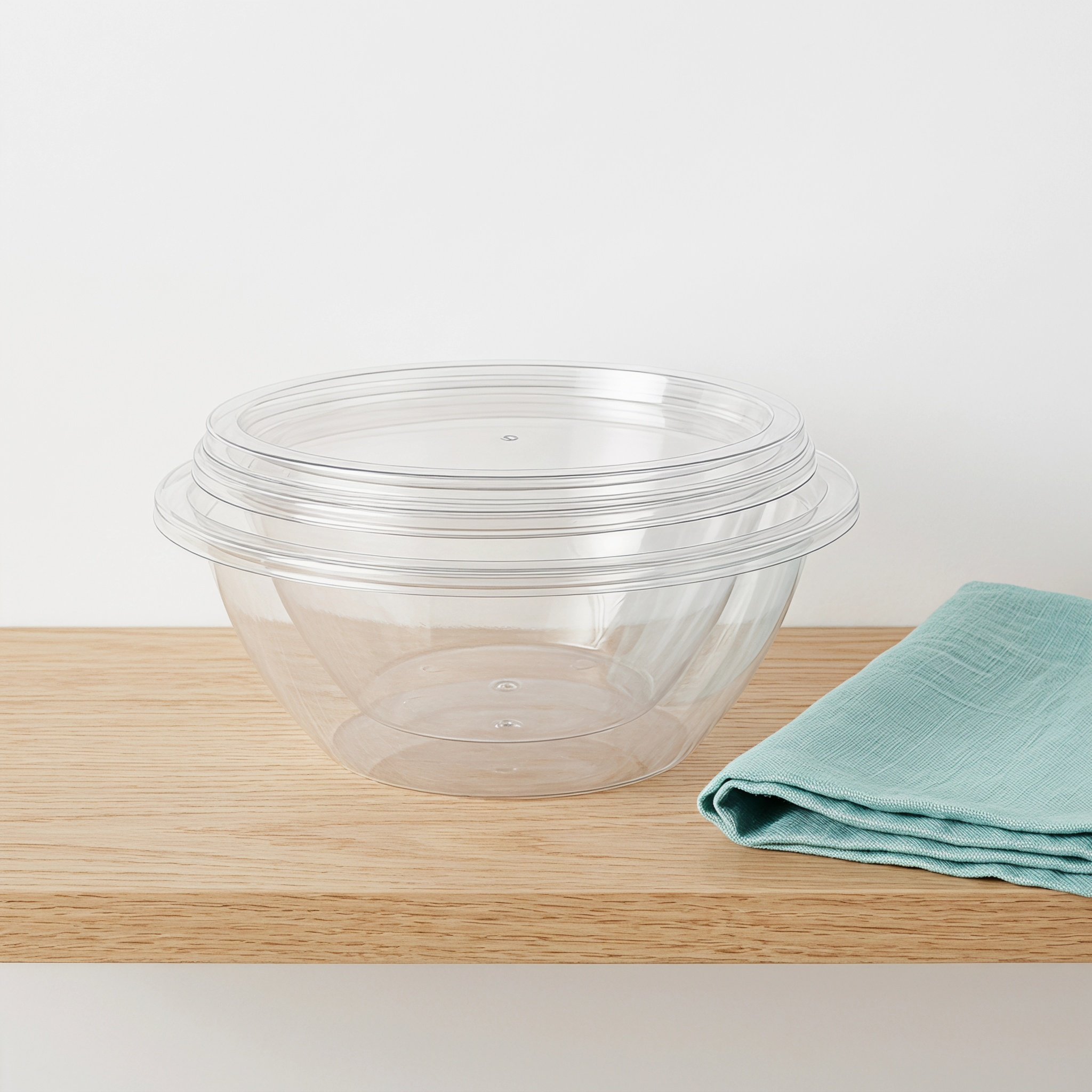 2Sets Clear Salad Mixing Bowls - Meal Prep Usa review and price