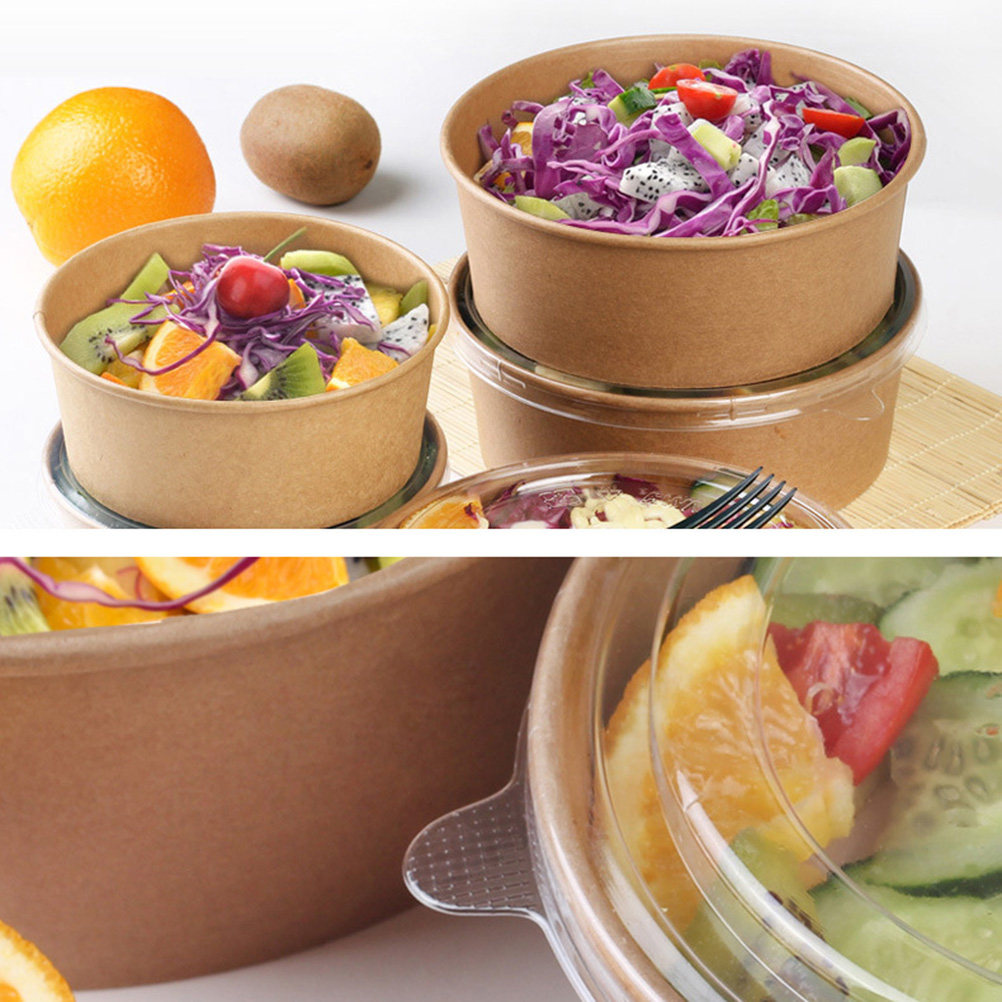 20Pcs Kraft Paper Bowls Leakpr - Meal Prep Usa review and price