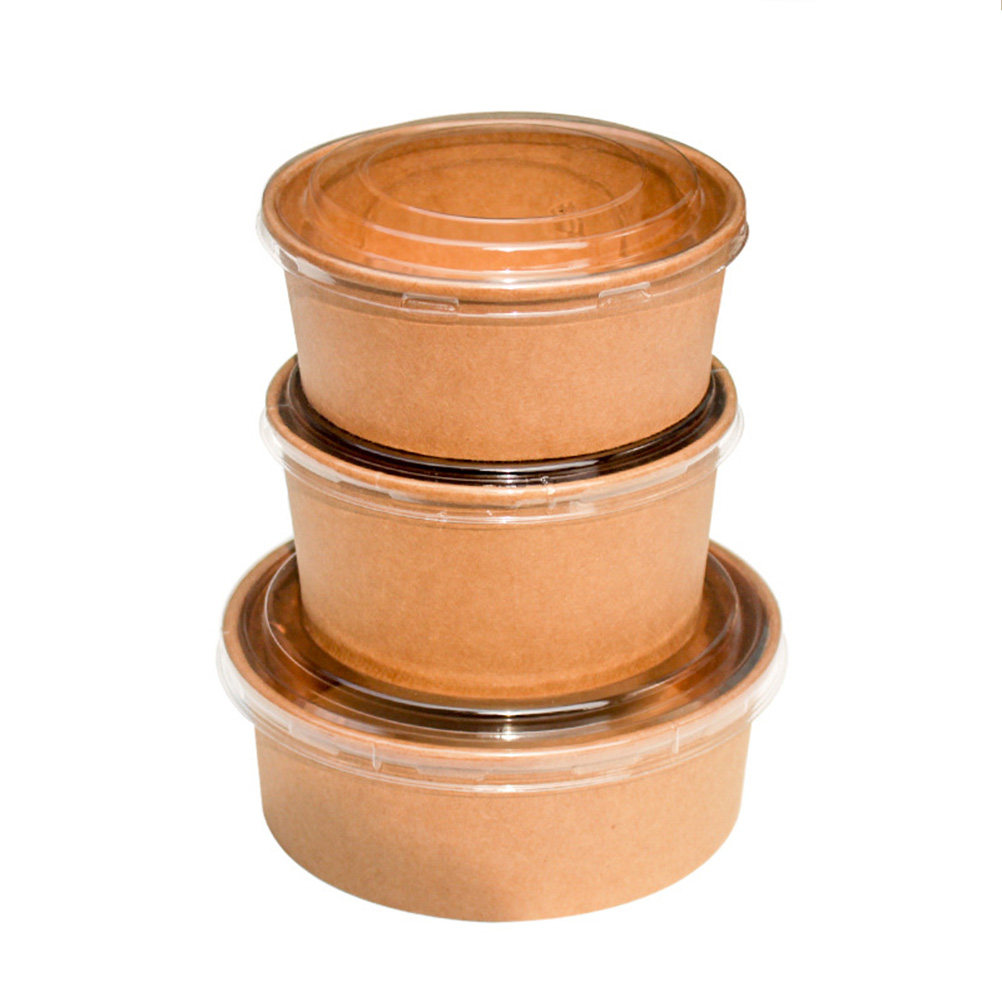 20Pcs Kraft Paper Bowls Leakpr - Meal Prep Usa review and price