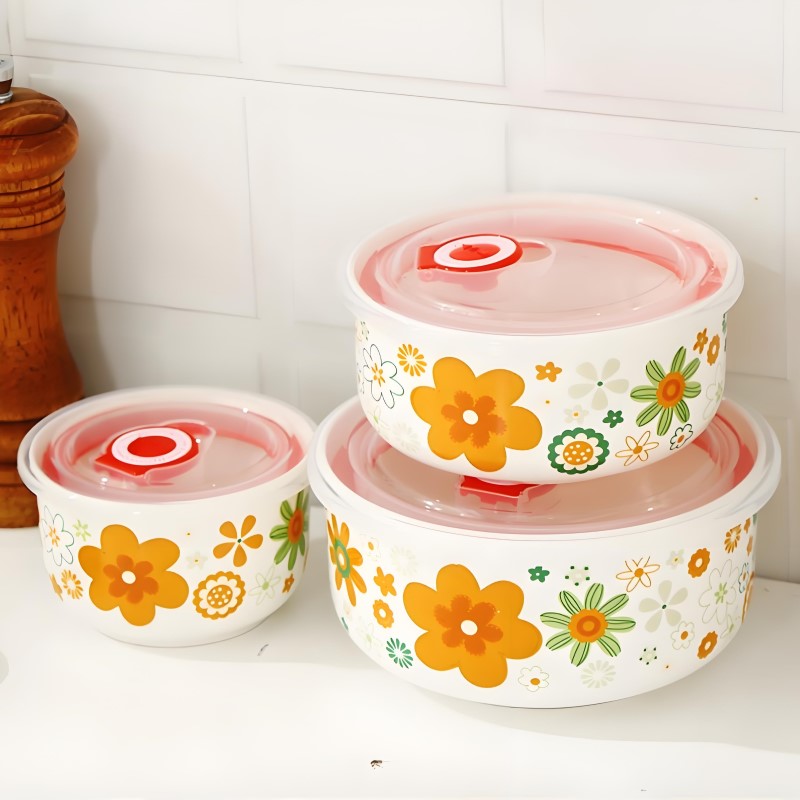 Three-piece set, fine bone chi - Meal Prep Soup review and price