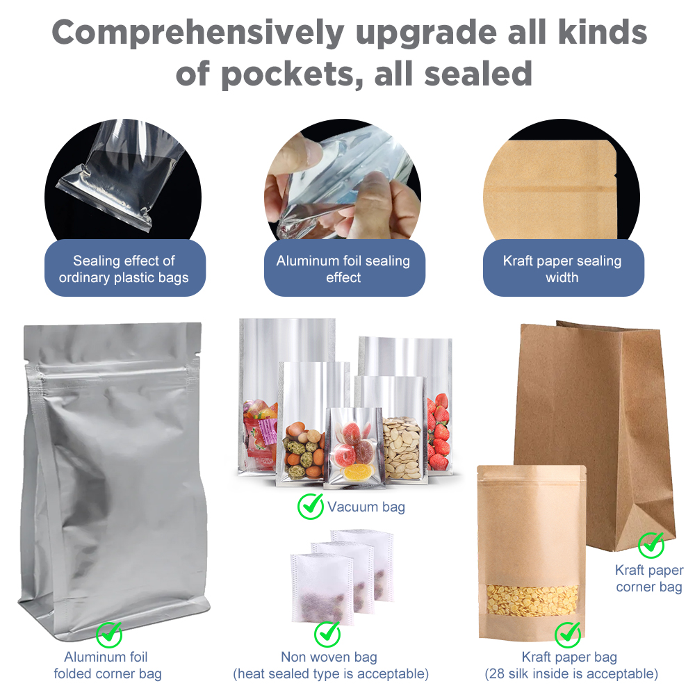 200mm Heat Sealing Machine Hom - Meal Prep Vacuum Seal Containers review and price
