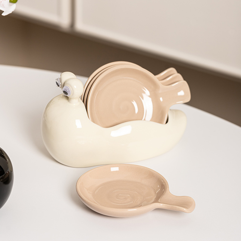 Snail Ceramic Small Dish House - Sauce Dipping Cup review and price