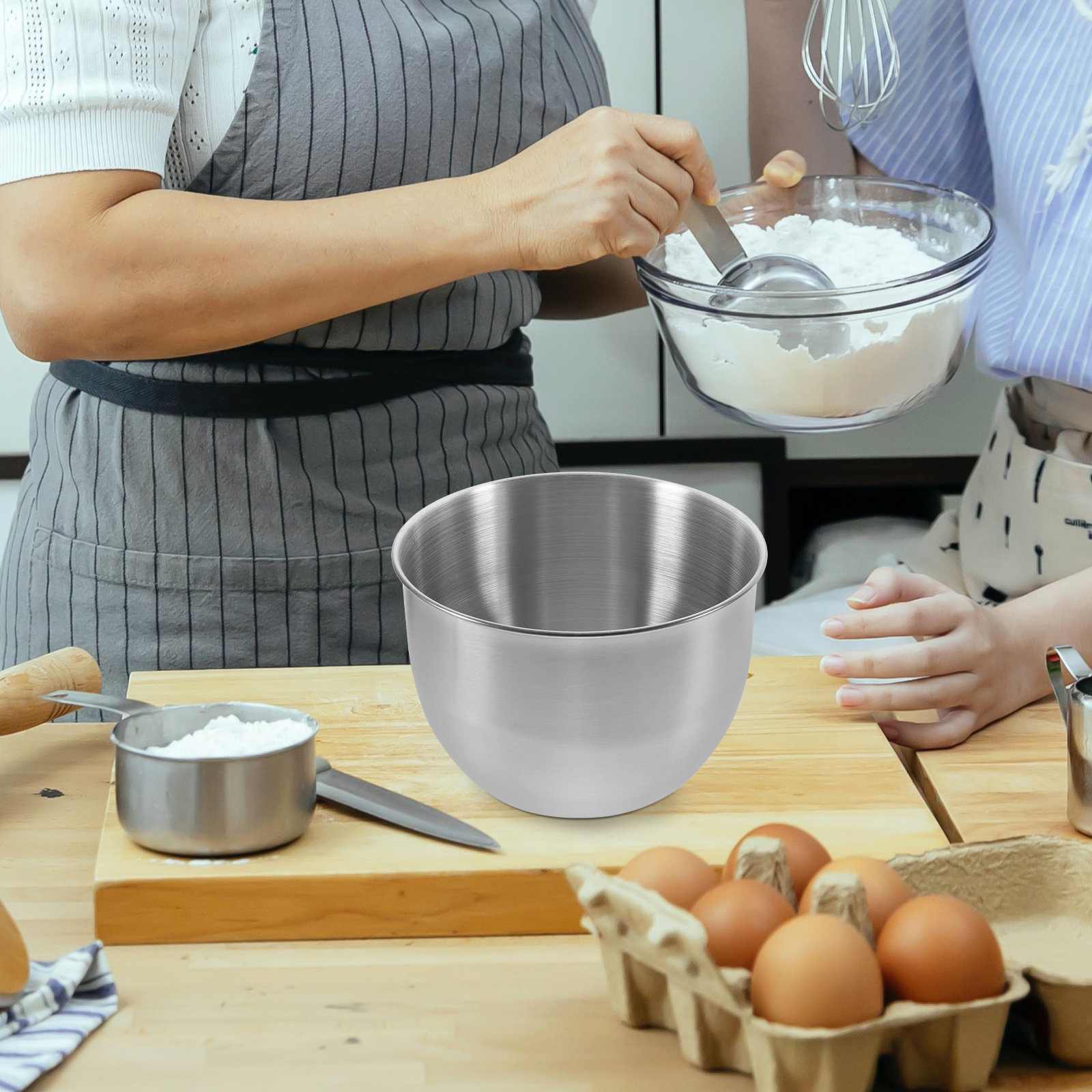 Deep Stainless Steel Mixing Bo - Meal Prep Usa review and price